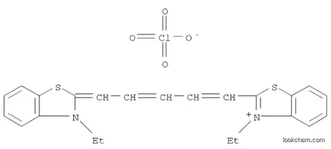 Molecular Structure of 22268-65-1 (3,3'-DIETHYL-2,2'-THIADICARBOCYANINE PERCHLORATE)